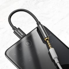 BASEUS L54 adaptér z USB-C 3.5 mm audio jack, fekete