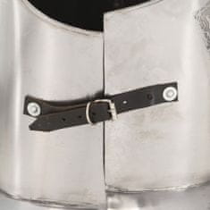Greatstore ezüstszínű középkori lovagi acél mellvért LARP másolat