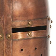 Greatstore rézszínű antik középkori lovagi acélsisak LARP másolat