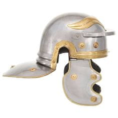 Vidaxl ezüstszínű antik római harcos acélsisak LARP másolat 286210