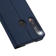 Dux Ducis Skin Pro bőr könyvtok Huawei P40 Lite E, kék