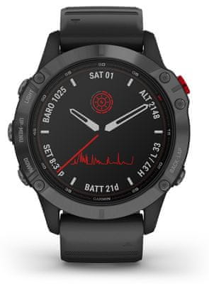 Garmin fenix 6 Pro Solar, smart watch, fejlett, outdoor, sport, ellenálló, hosszú üzemidejű akkumulátor, zenelejátszó
