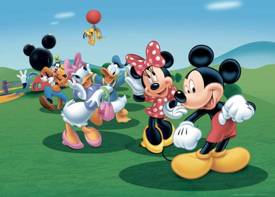 AG Design Mickey Mouse a barátaival táncol fotótapéta, 156 x 112 cm