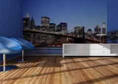 AG Design Fotótapéta Brooklyn-híd naplementekor 360 x 254 cm