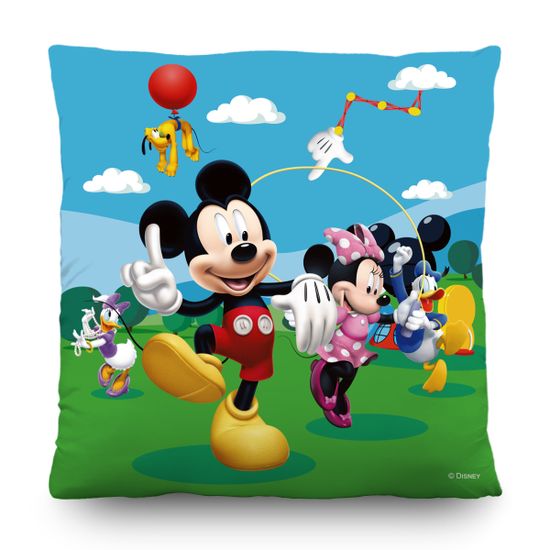 AG Design Mickey Mouse játszótere, dekorációs párna, 40 x 40 cm