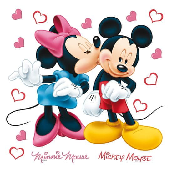 AG Design Disney Minnie a Mickey Mouse - dekorációs matricák, 30 x 30 cm