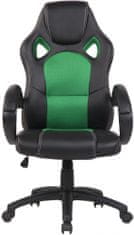 BHM Germany Lexus irodai szék, fekete / zöld