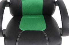 BHM Germany Lexus irodai szék, fekete / zöld