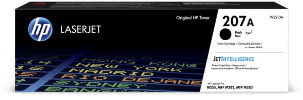 HP 207A, fekete (W2210A) fekete, hozam: 1350 oldal, eredeti hp