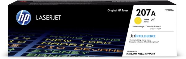 HP 207A, sárga (W2212A), hozam 1250 oldal, eredeti hp