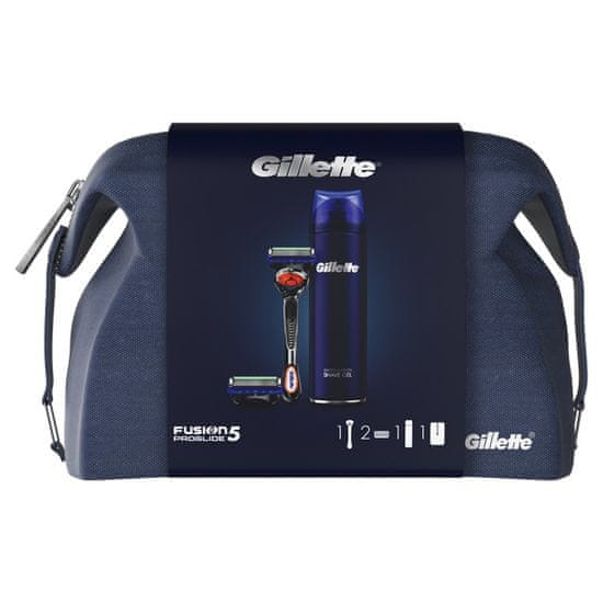 Gillette Ajándékkészlet Fusion5 ProGlide borotva + 1 Fej+ Borotvagél