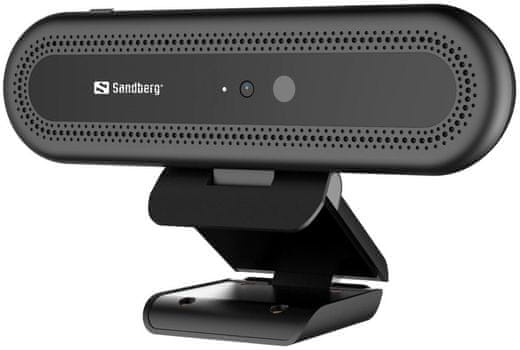 Sandberg Face Recognition Webcam 1080P (133-99) webkamera mikrofon HD felbontás 90°-os szög