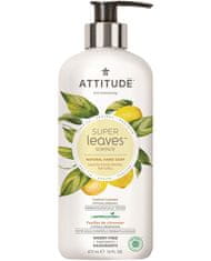 Attitude Szuperlevelek Természetes kézi szappan méregtelenítő hatással - citruslevél, 473 ml