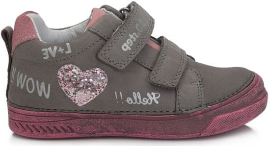 D-D-step egész évben viselhető cipő lányoknak 040-719B