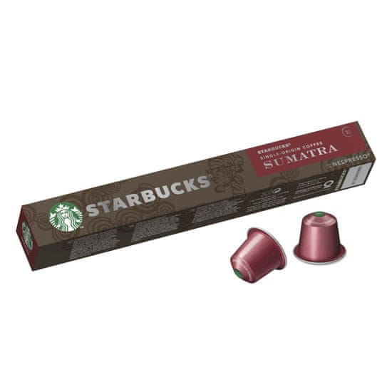 Starbucks by Nespresso Sumatra - kávé kapszula – 10 kapszula egy csomagolásban