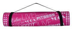 LIFEFIT Yoga Mat Exkluziv jógaszőnyeg, 100×58×1 cm, világos rózsaszín