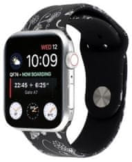 4wrist Szilikon szíj Apple Watch - Virágmintás 38/40/41 mm