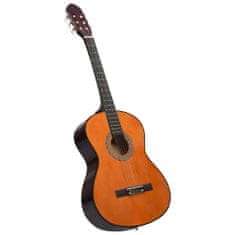 Vidaxl 4/4-es klasszikus gitár kezdőknek tokkal 39" 3055601