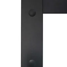 shumee fekete alumínium és ESG üveg tolóajtó 102,5 x 205 cm