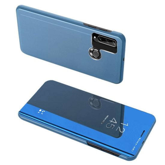 MG Clear View könyvtok Huawei Y6p, kék