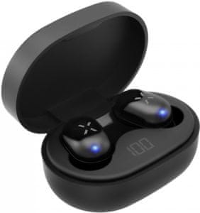 vezeték nélküli Bluetooth fülhallgató fixed boom Joy tökéletes ergonómia zsebméretű Bluetooth 5.0 verzió a2dp double master technológia kiváló környezeti zaj szűrés tökéletesen tart a fülben sportolás közben 3,5 óra üzemidő egy feltöltéssel töltőtok a fülhallgató 5 teljes feltöltéséhez a töltőtok usb-c kábellel tölthető fülhallgatók automatikus párosítása a tokból való kivétel után handsfree mikrofon