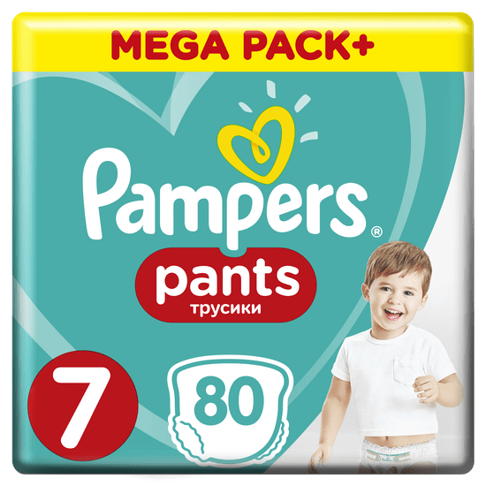 Pampers Pants 7 (17+ kg) 80 db (2x40 db)