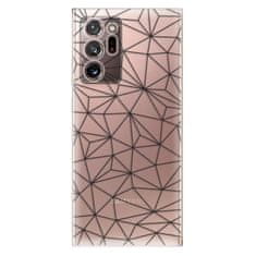 iSaprio Abstract Triangles 03 - black szilikon tok Samsung Galaxy Note 20 Ultra
