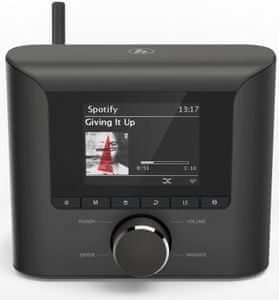 modern rádióvevő internetes állomásokhoz és podcastokhoz hama dit1010bt Bluetooth technológia a zene streamingjéhez wifi technológia wlan sleep snooze ébresztőóra TFT kijelző színes távirányító toslink line out undok alkalmazás