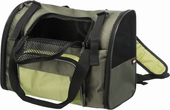Trixie Hordozható hátizsák/táska SHIVA 41x30x21 cm, zöld