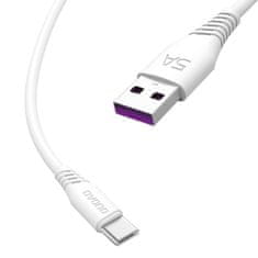 DUDAO L2T kábel USB / USB-C 5A 2m, fehér