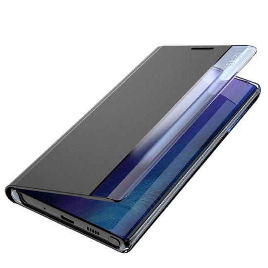 MG Sleep Case Smart Window könyv tok Samsung Galaxy Note 20 Ultra, kék