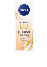 Nivea Szépítő hidratáló krém 5 az 1-ben BB Cream SPF 20 (5in1 Beautifying Moisturizer) 50 ml (árnyalat Light)