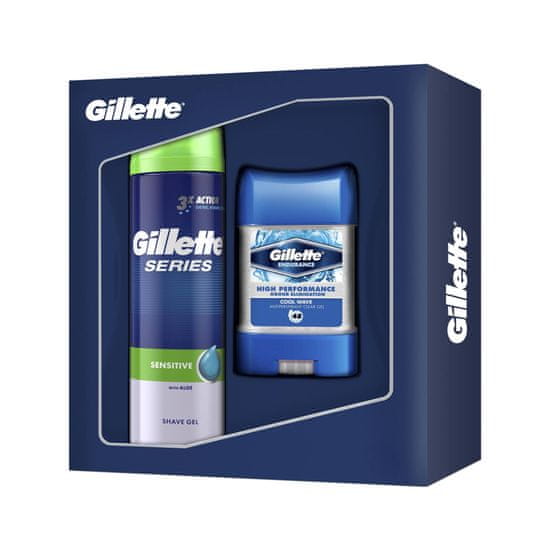 Gillette Ajándék szett férfiaknak - Borotvagél Series 200ml + Géldezodor 70ml