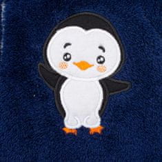 NEW BABY Új baba pingvin téli pulóver sötétkék - 68 (4-6m)
