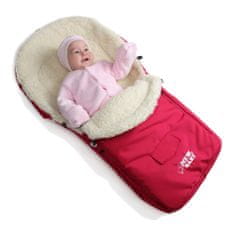 NEW BABY Új baba luxus gyapjú pehelypaplan kabát juh gyapjúval piros