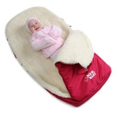 NEW BABY Új baba klasszikus gyapjú piros téli kabát