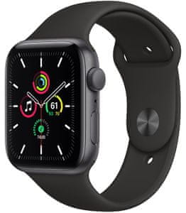 Okosóra Apple Watch SE MYDT2HC/A, Retina kijelző pulzusmérő szív működés figyelés zenelejátszó hívás értesítések NFC Apple Pay fizetés zaj App Store