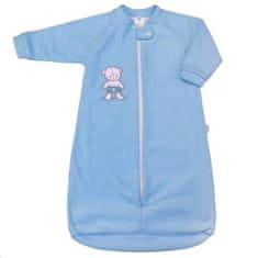 NEW BABY Baby Teddy mackó kék frottír hálózsák - 68 (4-6m)