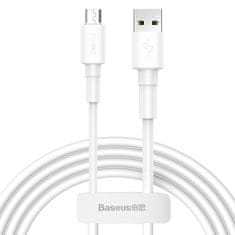 BASEUS Durable kábel USB / Micro USB 2.4A 1m, fehér