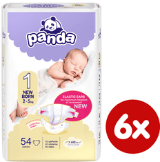 Panda New born - 54 db x 6 (324 db)