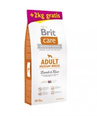 Brit Adult Medium Breed Lamb & Rice 12 + 2 kg