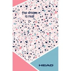 Head Pink Terrazzo, jegyzettömb B5, négyzet alakú (5x5mm), 160 lap, 101020001