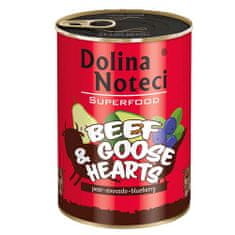 DOLINA NOTECI SUPERFOOD 400g marha és libaszív kutyáknak 80% hús