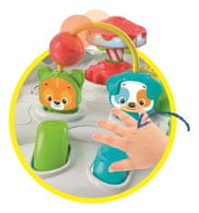 Clementoni Clemmy Baby Vidám játékasztal kockákkal és állatkákkal