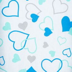 NEW BABY Stabilizáló párna kék szívek