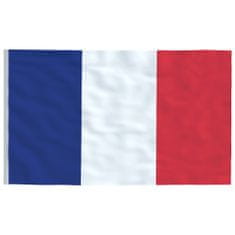 Vidaxl alumínium francia zászló és rúd 6,23 m 3147093