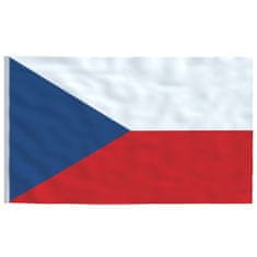 Vidaxl alumínium cseh zászló és rúd 6,23 m 3147109