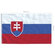 Greatstore szlovák zászló 90 x 150 cm