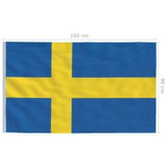 shumee svéd zászló 90 x 150 cm