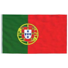 Greatstore portugál alumínium zászló és rúd 5,55 m